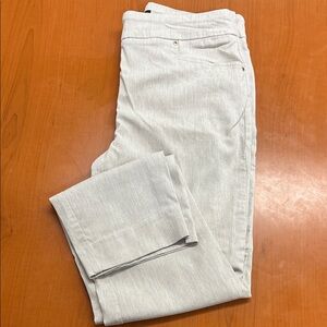 Hilary Radley Light Gray Women's Pants